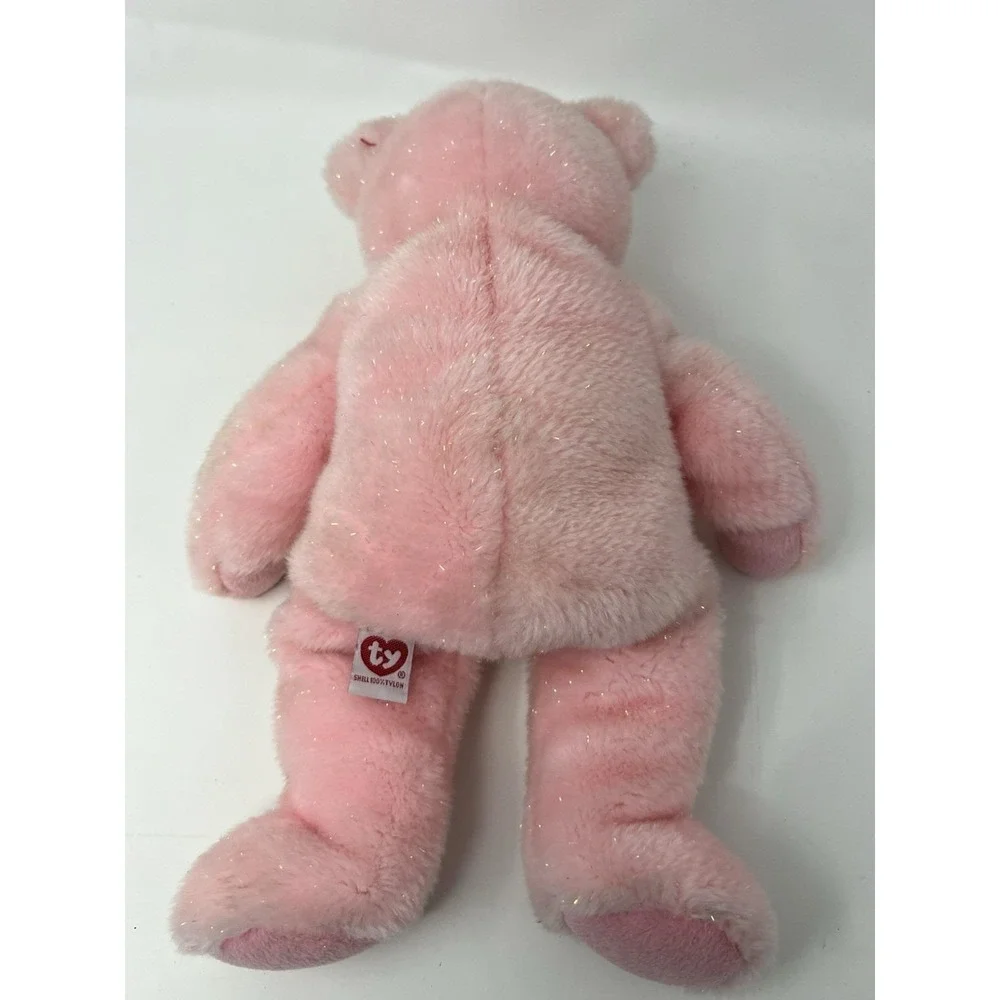 Mum Ty Beanie Baby Mothers Day Pink Teddy Bear No Tag Birthday May 13‎ 2001
